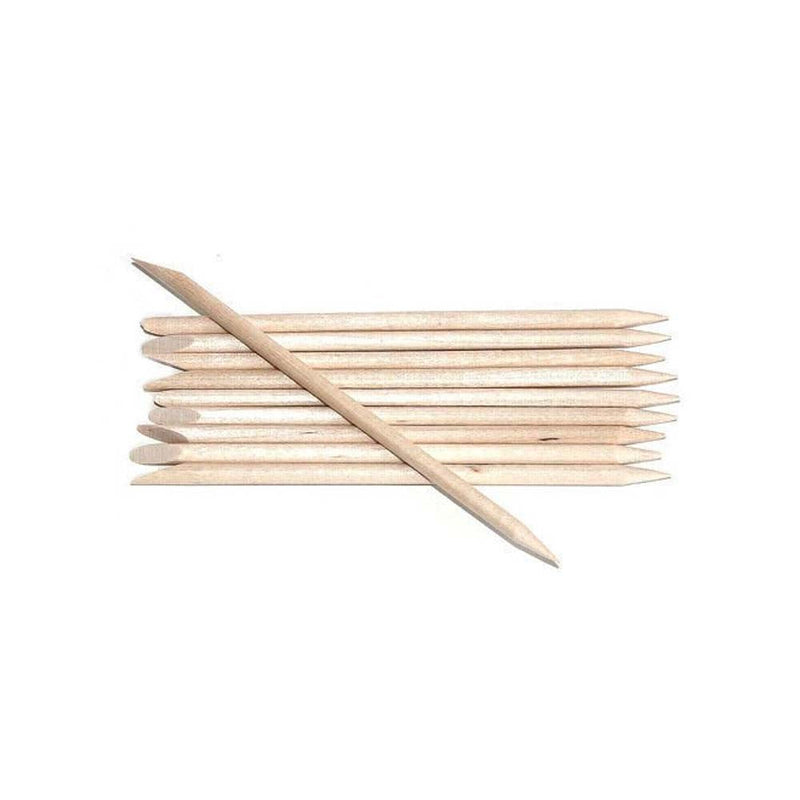 Santorini Orange Wood Sticks 6 inch - 10pk