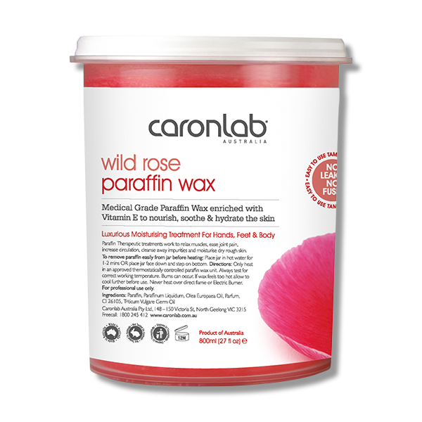 Caronlab Parrafin Wax Wild Rose 800ml