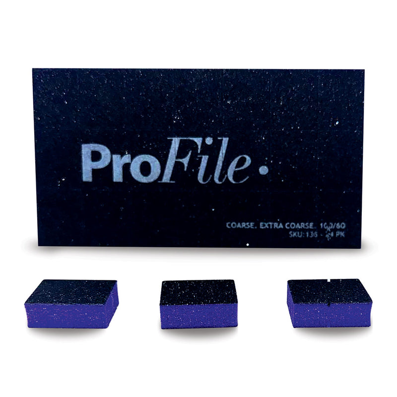 Profile 136 Disposable Purple Nail Blocks 24pk