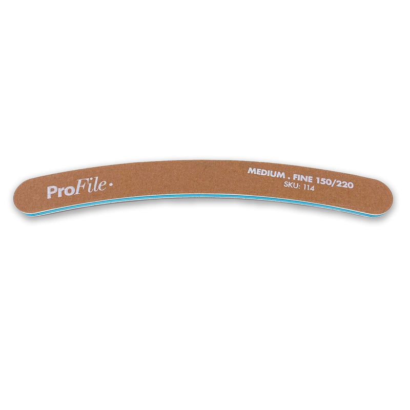 ProFile Boomerang File - Brown/Emerald - Medium.Fine 150/220