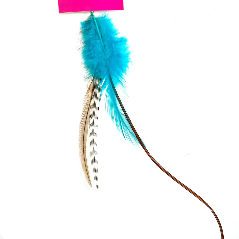 Feather Hair Extension Blue