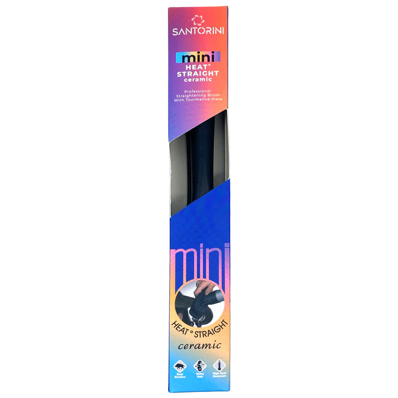 Santorini Mini Heat Straight Ceramic Brush