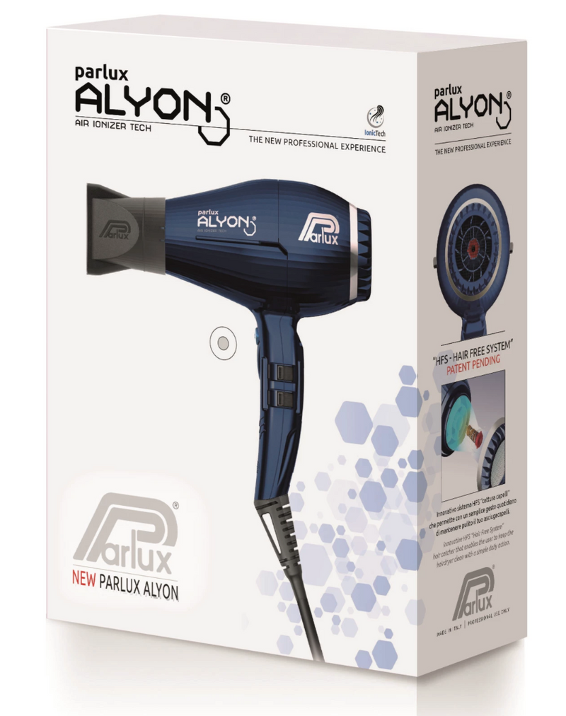 Parlux Alyon Ionizer 2250W Tech Dryer Midnight Blue