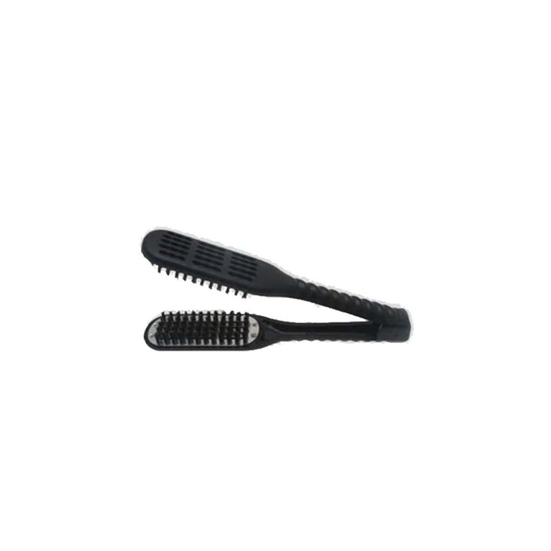 Santorini Straightening Brush Silver/Black
