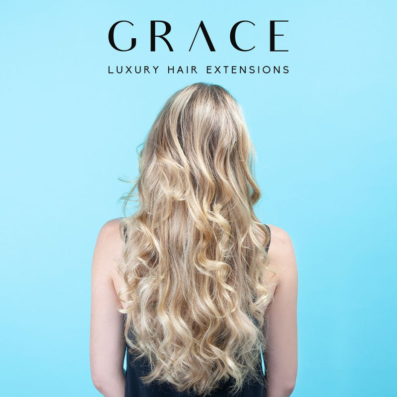 Grace Remy Tape Hair Extensions 1B Dark Brown