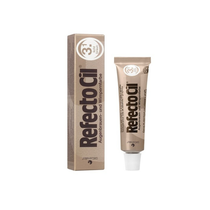 RefectoCil Eyelash & Eyebrow Tint 3.1 Light Brown Box of 12