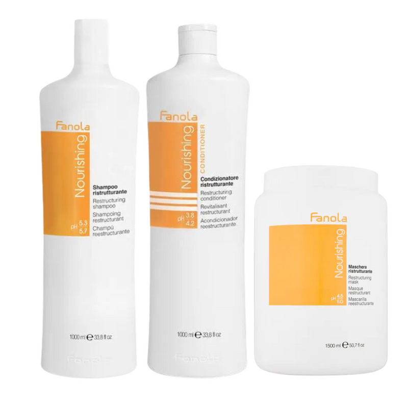 Fanola Nourishing Restructuring Supersize Trio