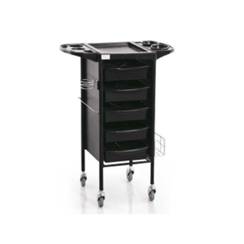 Liza 5 Tier Trolley Black