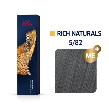 Wella Koleston Perfect Permanent Hair Colour 5/82 Light Brown/Pearl Matte 60g