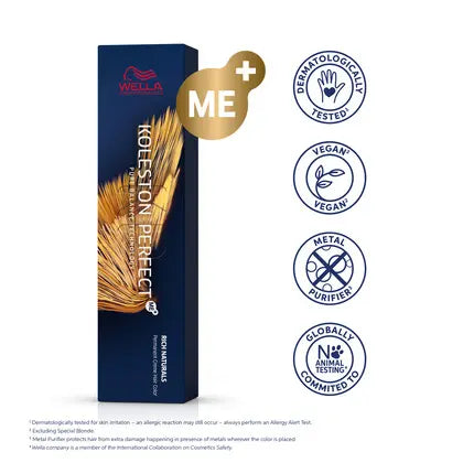 Wella Koleston Perfect Permanent Hair Colour 77/02 Medium Blonde Intensive-Matte 60g