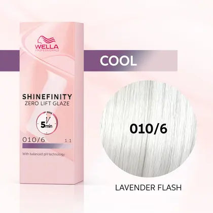 Wella Shinefinity 010/6 Lightest Blonde Violet (Lavender Flash) 60ml