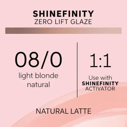 Wella Shinefinity 08/0 Natural Latte 60ml