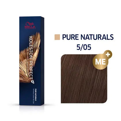 Wella Koleston Perfect Permanent Hair Colour 5/05 Light Brown Natural Mahogany 60g