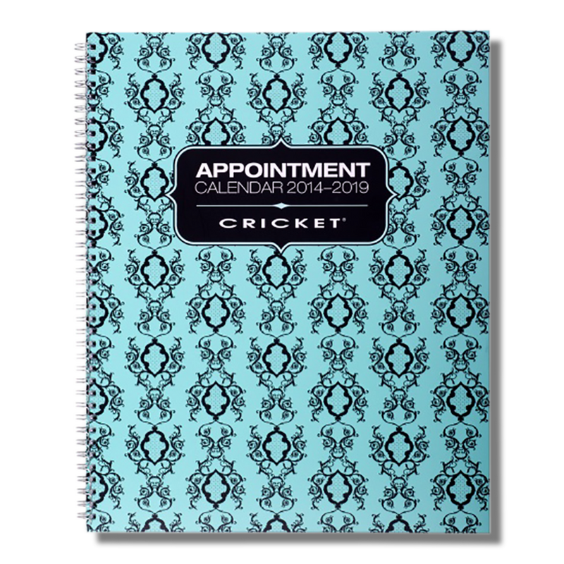 Cricket Appointment Book 4-8 Column