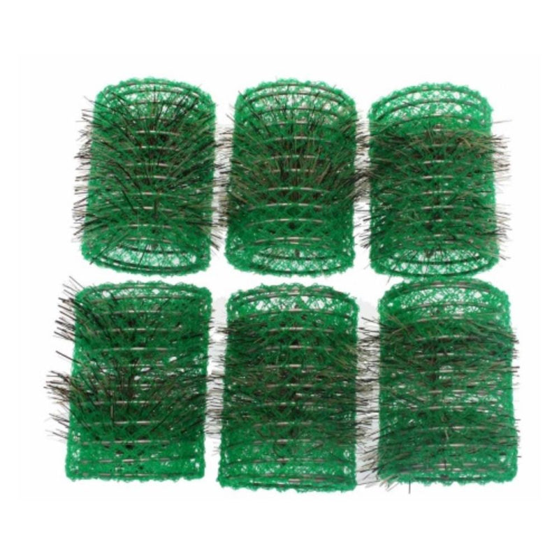 Santorini Brush Rollers Green 43mm 6pk