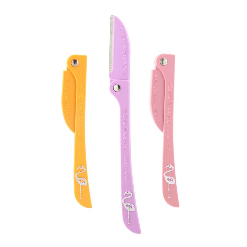 Flamingo Feather Razors 3pk-Reg