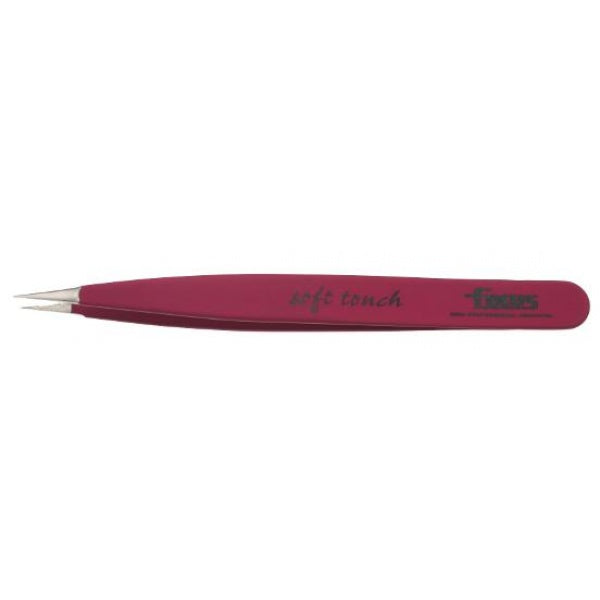 Focus Pointed Soft Touch Tweezer Fuschia