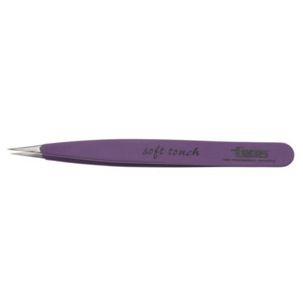 Focus Pointed Soft Touch Tweezer Purple