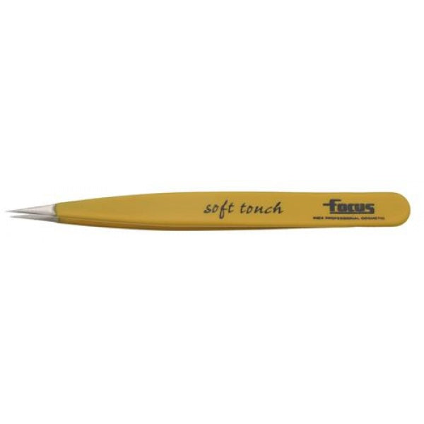 Focus Pointed Soft Touch Tweezer Yellow