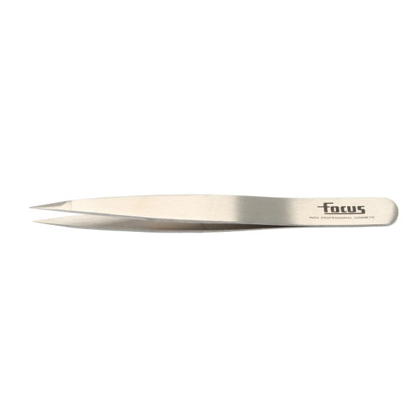 Focus Stainless Steel Satin Long Point Tweezer