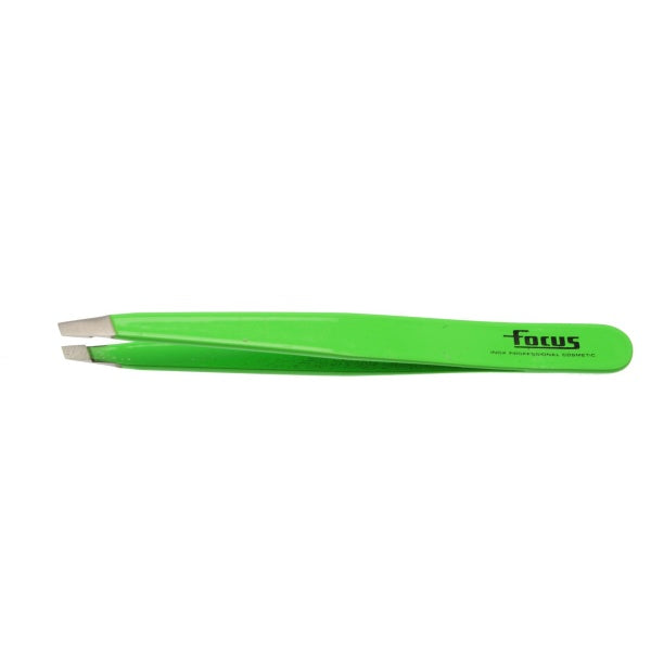 Focus Slanted Tweezer Fluro Green