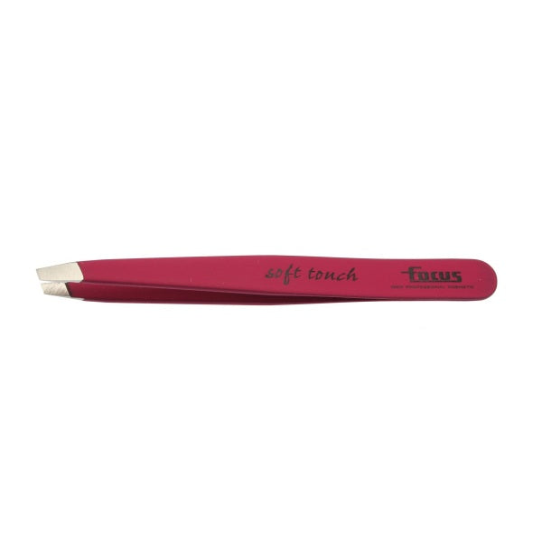 Focus Slanted Soft Touch Tweezer Fuschia