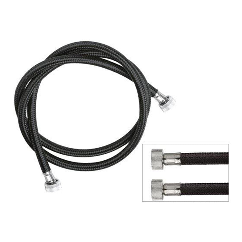 Santorini Basin Hose Black 1/2"Ends 150cm