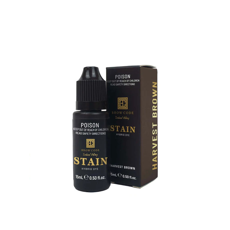 Brow Code Stain Hybrid Brow Dye Harvest Brown 15ml