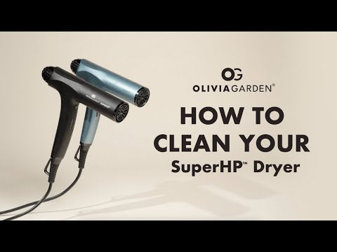 Olivia Garden SuperHP™ High Performance Professional Hair Dryer Matte Black