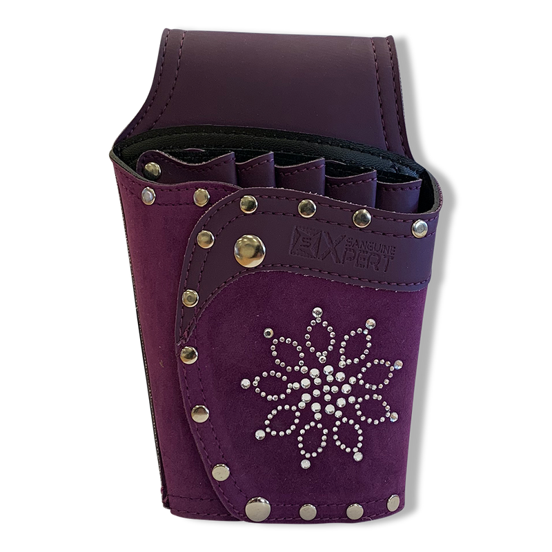 Santorini Purple Holster Scissor Case