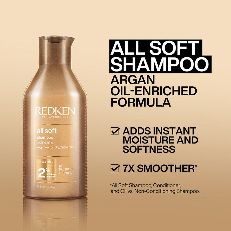 Redken All Soft Shampoo, Conditioner & Mask Trio