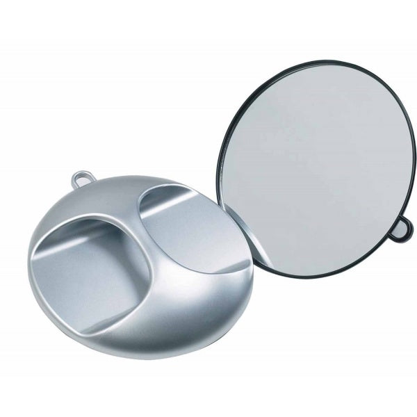 Santorini Round Mirror Silver