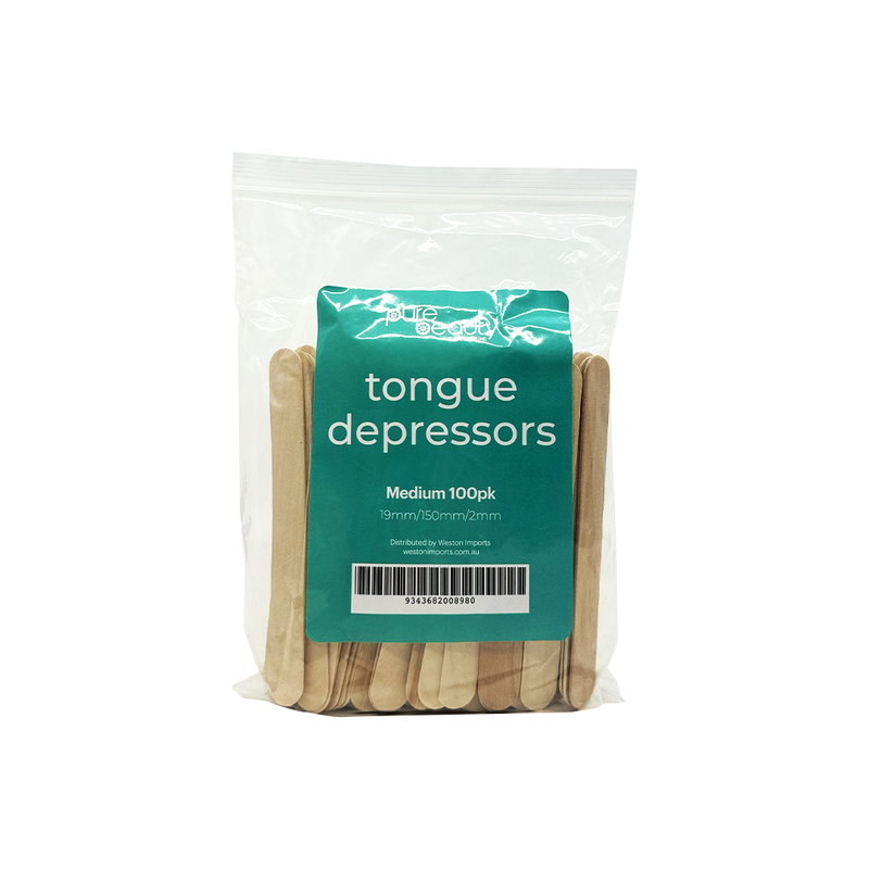 Santorini Pure Beauty Tongue Depressors Medium 100 Pack
