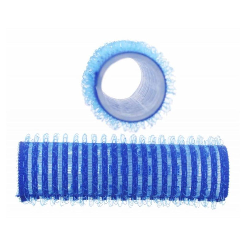 Santorini Blue Velcro Rollers 15mm 12 Pack