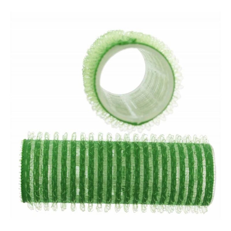 Santorini Velcro Rollers Green 21mm 12pk