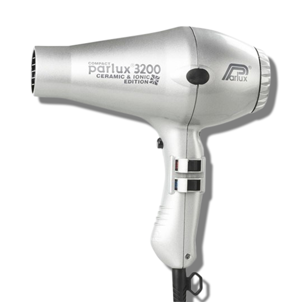 Parlux 3200 Ionic & Ceramic Compact Hair Dryer Silver