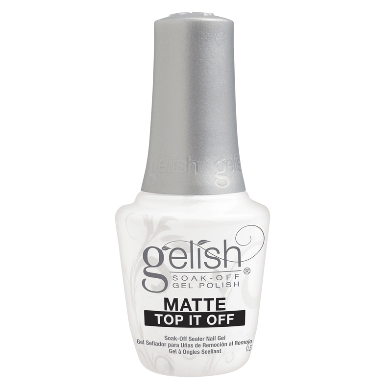 Gelish Soak Off Gel Polish Matte Top It Off Sealer Gel