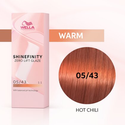 Wella Shinefinity  05/43 Hot Chili 60ml