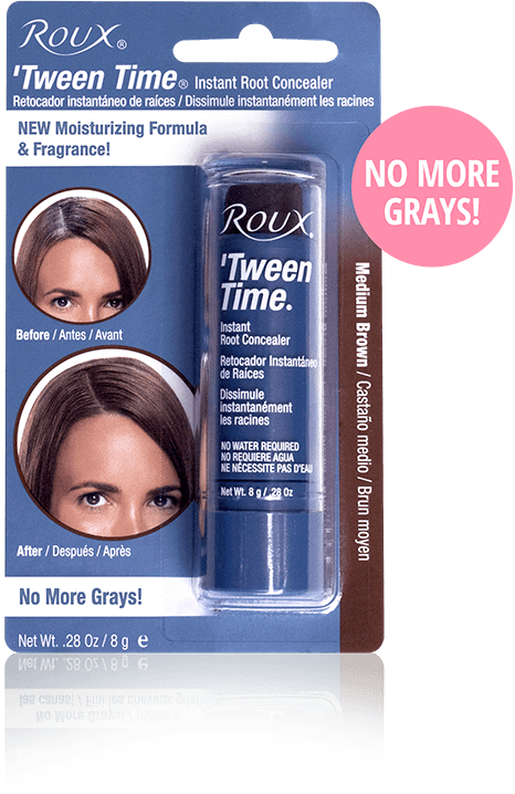 Roux Tween Time Touch Up Hair Colour Crayons Medium Brown 8gr
