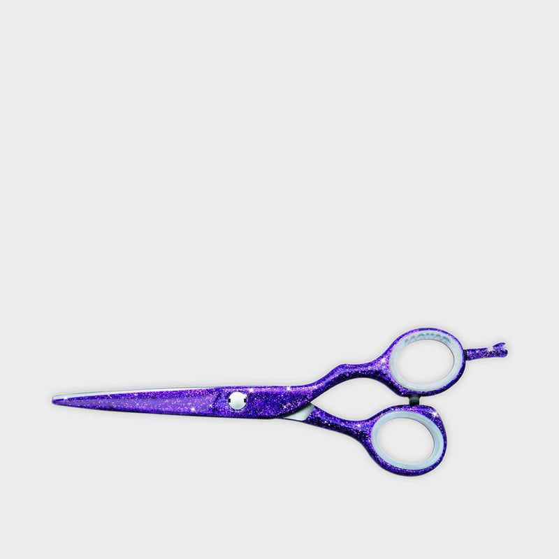 JAGUAR Diamond E Donna Purple Glitter Scissors (5 Inch)