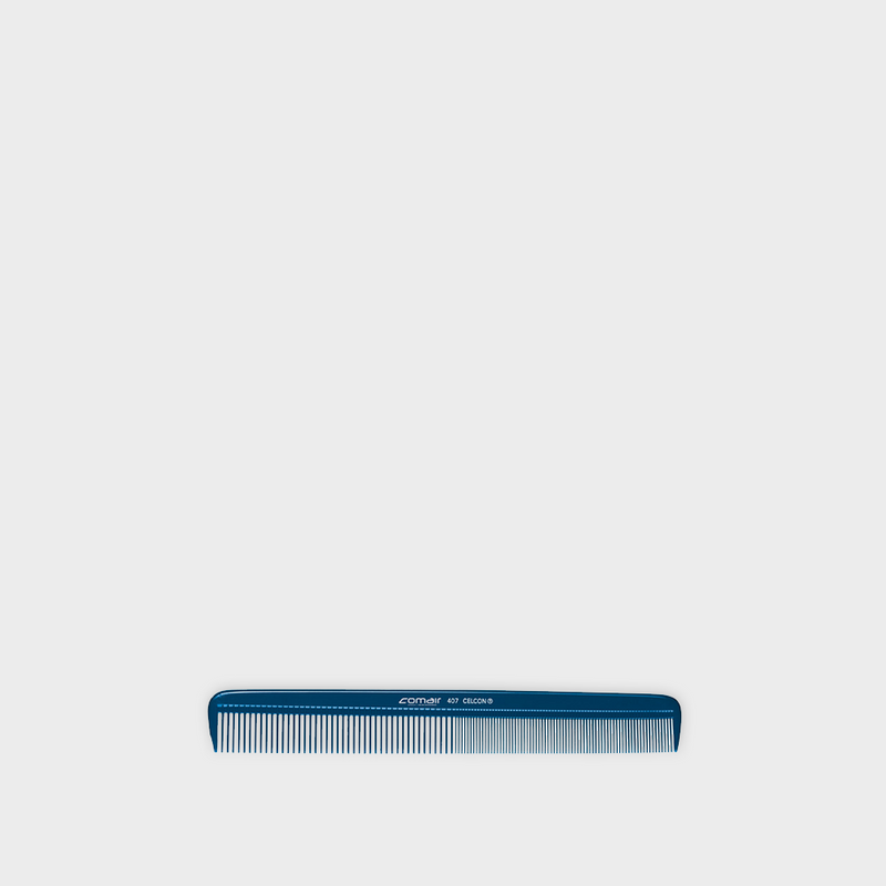 Blue Celcon Styling Comb 407- 21.5 cm