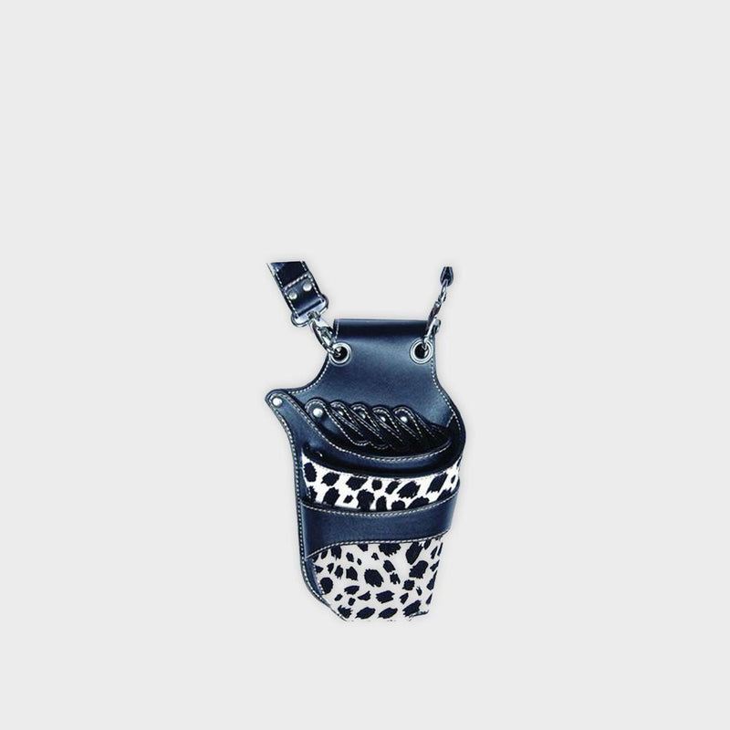 Leopard Print Tool Bag Black & Tan Black & White