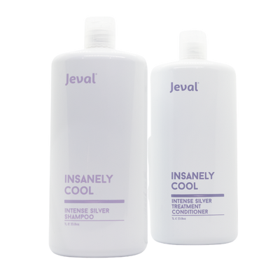 Jeval Insanely Cool Intense Silver Shampoo & Treatment Conditioner 1 litre