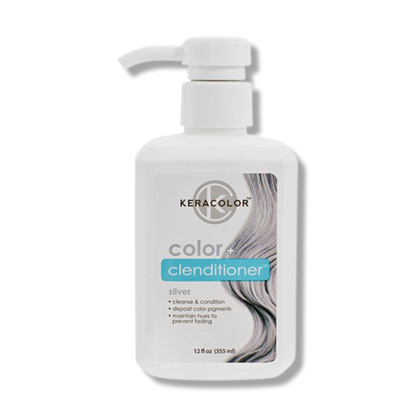 Keracolor Color Clenditioner Colour - Silver 355ml-Keracolor-Beautopia Hair & Beauty