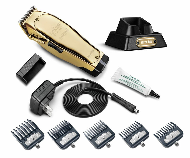 Andis Pro Master Cordless Lithium-Ion Clipper LIMITED Gold edition