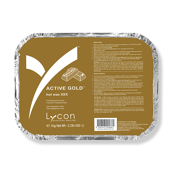 LYCON Hot Wax XXX Active Gold - 1kg-Lycon-Beautopia Hair & Beauty