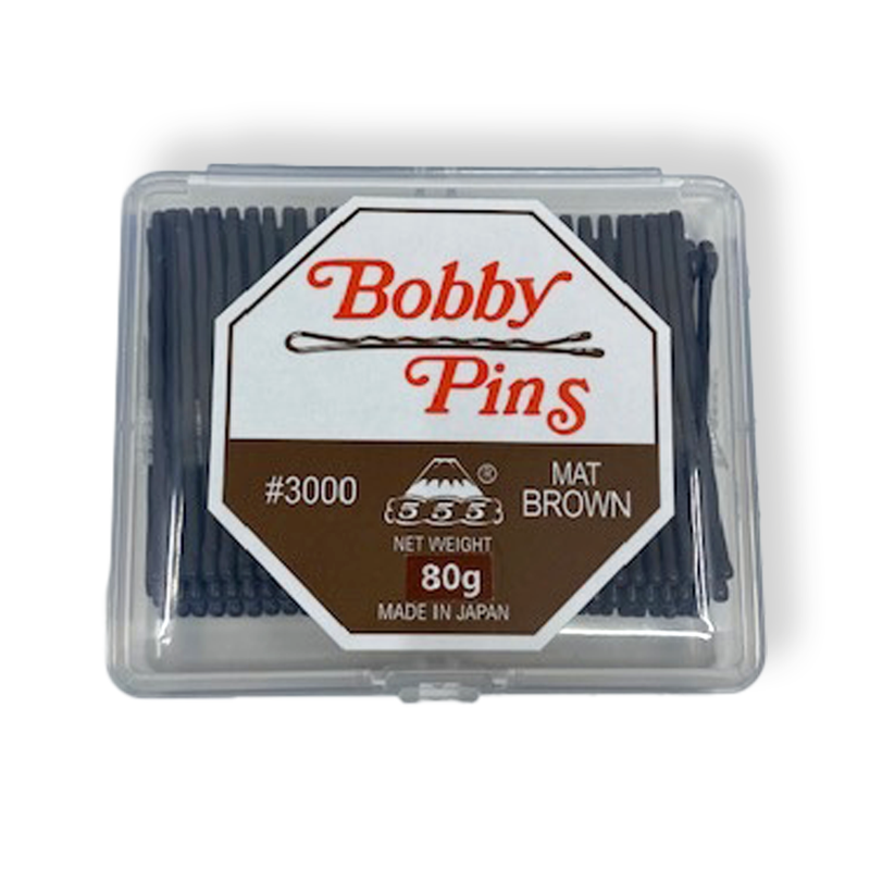 555 Bobby Pins  2" Mat Brown 80gms 51mm