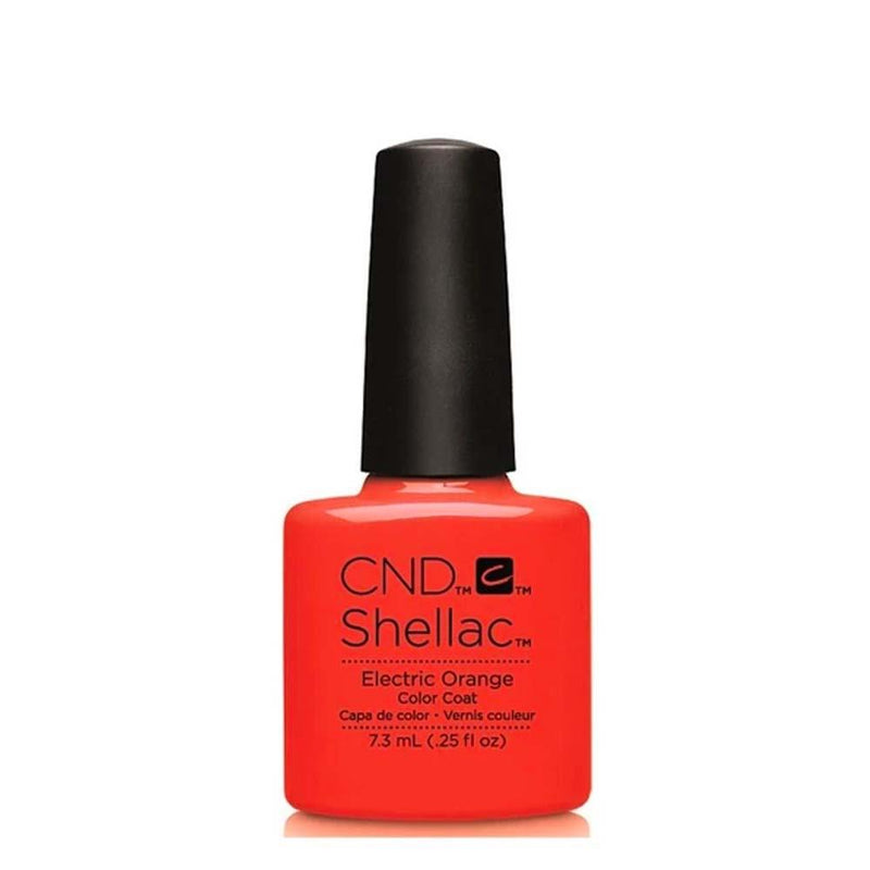 CND Shellac Gel Polish Electric Orange 7.3ml