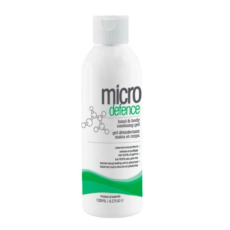 Caronlab Micro Defence Disinfectant Hand & Body Sanitising Gel 125ml