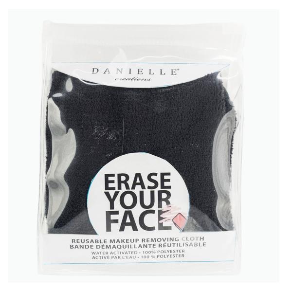 Danielle Creations Erase your Face Single Makeup Removing Cloth Black